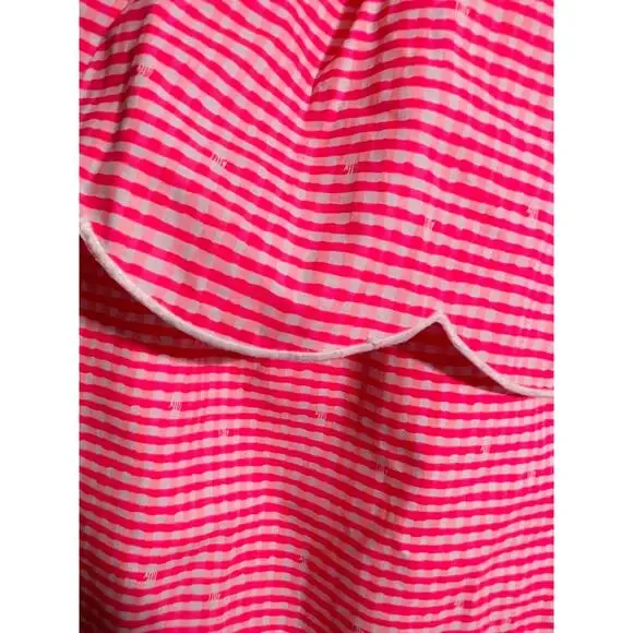 Lilly Pulitzer Thyme Skirt Fiesta Pink Pretty Gingham  0 NWT - Picture 3 of 7